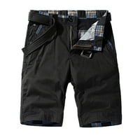 Cllios товарни къси панталони за мъже големи и високи мулти джобове къси панталони на открито военни шорти дишащи пътуващи товарни къси панталони