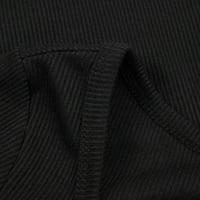Женска тениска есенна модна солидна кръгла шия тънък дълъг ръкав пуловер тениска топ подаръци за жени