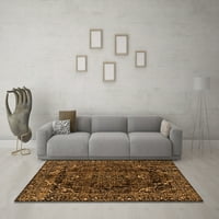 Ahgly Company Indoor Rectangle Персийски оранжеви бохемски килими, 7 '9'
