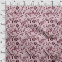 OneOone Cotton Jersey Lavender Flats Floral Craft Projects Decor Fabric Отпечатани от двора широк