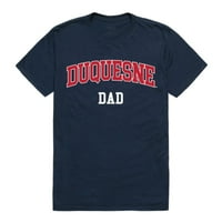 Тениска на Duquesne University Dukes College татко Хедър Грей голяма