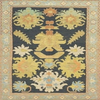 Ahgly Company Indoor Rectangle Резюме кафяви абстрактни килими, 2 '3'