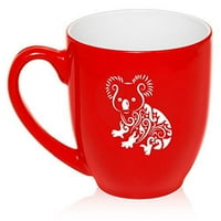 унция голяма бистро чаша керамично кафе чай чаша чаша фантазия коала мечка