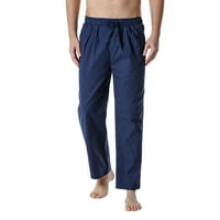 Сладки панталони Леки мъжки еластични ежедневни домашни панталони кръста памук за мъжки панталони