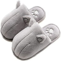Cocopeaunt Cute Cat's Paw Animal Plush чехли, памет от пяна за жени и мъжки чехли, удобни закрити домакински чехли