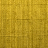 Ahgly Company Machine ПРОЧАВАНЕ НА РАЗГЛЕЖДАНЕ НА ВЪЗДУШЕН РЕЗЮМЕ Жълти съвременни килими, 2 '3'