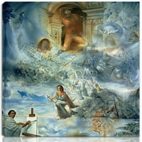Салвадор Дали стена изкуство Дали Екуменически съвет в рамка картина Платно изкуство за декорация на дневната в спалнята готово за окачване