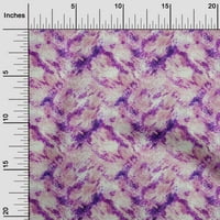 Oneoone памучен камбричен лилав тъкан текстура Diy Clothing Quilting Fabric Print Fabric By Yard Wide