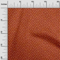 OneOone Cotton Fled Червена тъкан Геометрична текстура Шиеща тъкан от двора отпечатано DIY дрехи Шиещи консумативи