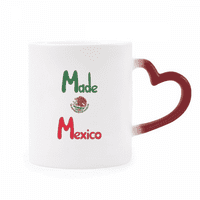 Мексико флаг кактус орел мексикански чувствителна към топлина чаша червен цвят смяна на каменни изделия чаша