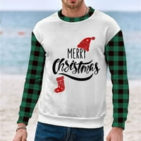 Tking модни мъжки ризи Коледа 3d щампа с дълъг ръкав пуловер креативна двойка есен зима кръгло шия парти палто ризи за мъже